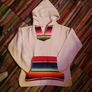 Vintage Mexican Baha Hippie Rug